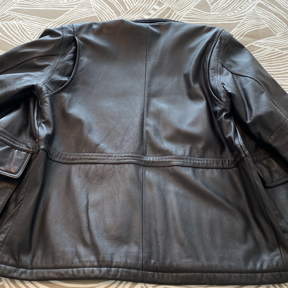 MEMBERS ONLY vintage leather coat 🔥 - Picture 12 of 16
